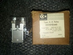 CUTLER HAMMER TYPE AA RELAY 9575H2446 120 V COIL 1 NO CLOSED