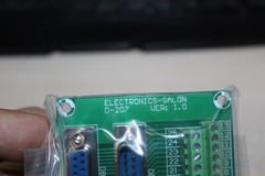 Electronics-Salon DB25 D-SUB DIN Rail Mount Interface Module, Male/Female, DSUB