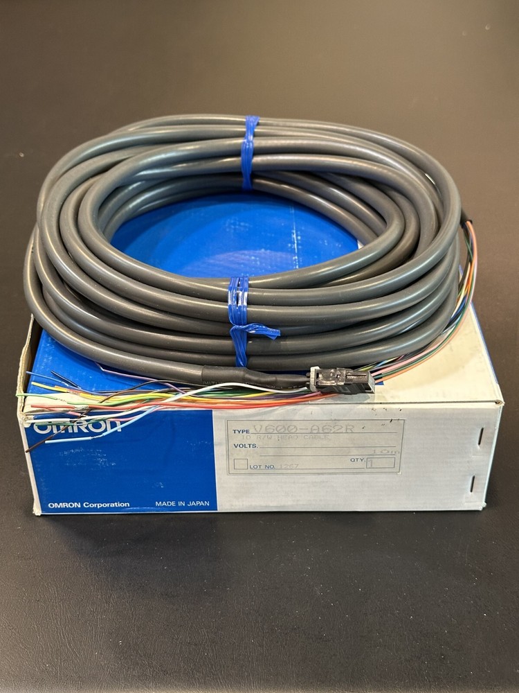 Omron V600-A62R RFID Cable 10m – XG5 to Bare Leads | New Open Box