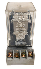 CUTLER HAMMER RELAY D3PR23A SER. A2 DPDT 8 PIN COIL 120VAC 10 AMP