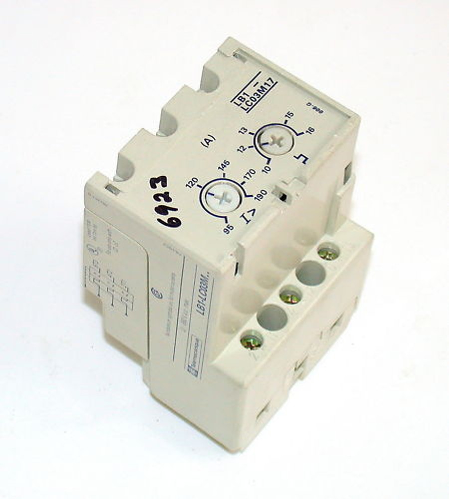 TELEMECANIQUE MOTOR OVERLOAD 10-16A MODEL LB1LC03M17