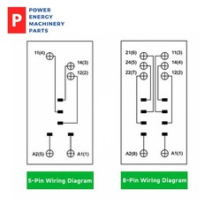 Genuine RXG Series Power Relay 5Pin 10A SPDT 8Pin 5A DPDT DC24V AC230V