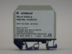 Wieland 57.800.0053.0 Relay Module WEG-REL-1S-250V3A – NEW Surplus!