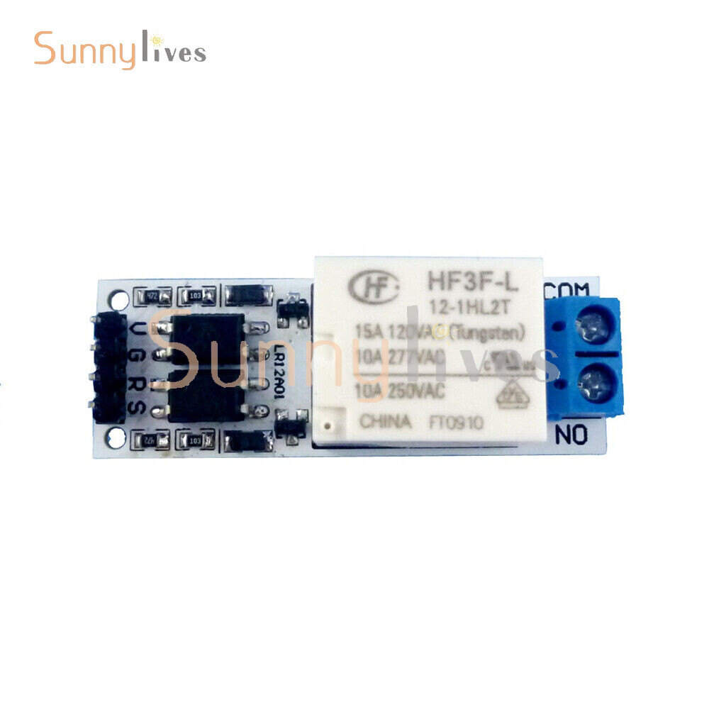DC 12V 10A Magnetic Latching Relay Module Holding Switch Self-locking Module