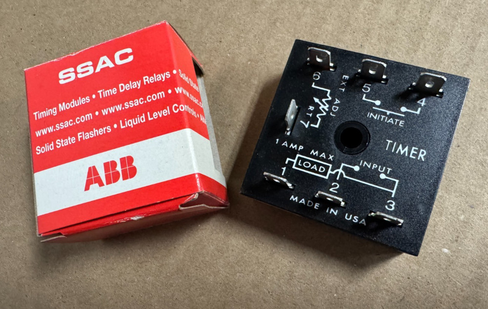 SSAC TSB424 SPST-NO 1A 120VAC Solid State Time Delay Relay NEW