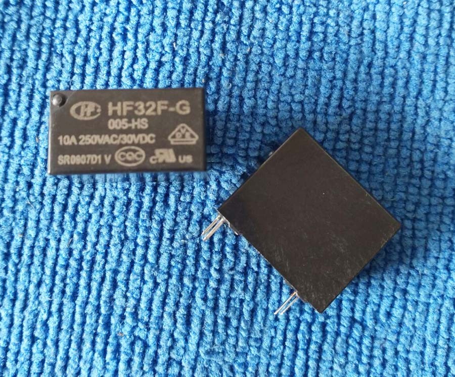 10pcs ORIGINAL 5VDC HF32F-G-005-HS JZC-32F-G-005-HS 10A 250VAC/30VDC POWER Relay