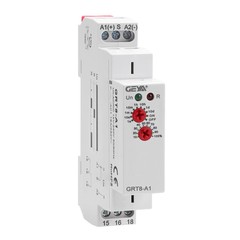 GEYA Electronic On Delay Off Delay Timer Delay Relay AC/DC12V-240V 16A Din Rail