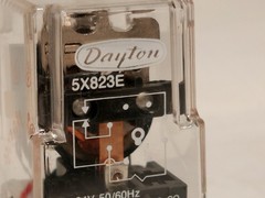 Dayton 5X823E General Purpose Relay 24V Coil 10A 250VAC With Socket Base