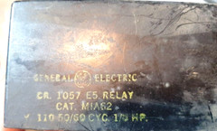 Vintage General Electric Motor E5 Relay maximum potential