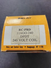 PRD-11AG0-240 RELAY, 2-Pole, DPDT, 240 Volt Coil