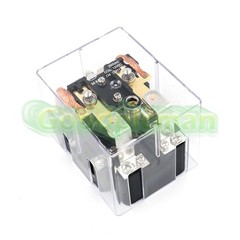 1pc Coil Voltage DC12V DC24V AC220V 80A DPDT Electromagnetic Relay JQX-62F-2C