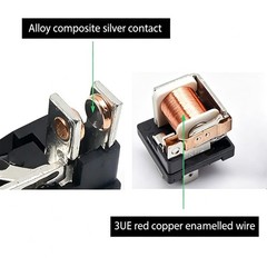 2pcs 40/30 Amp Waterproof Relay Switch 12AWG Harness Set with Built-in Diode-…