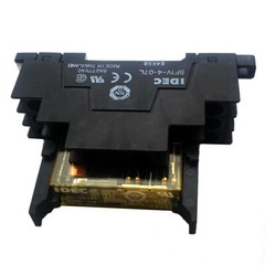 2Pcs RF1V-3A1BL-D24 24VDC Relay with SF1V-4-07L 6A 277VAC Relay Scoket