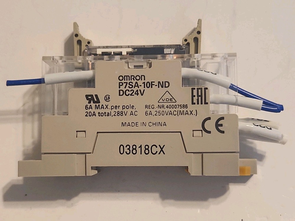 Used OMRON P7SA-10F-ND Base w/G7SA-2A2B Relay with Warranty & Free Shipping