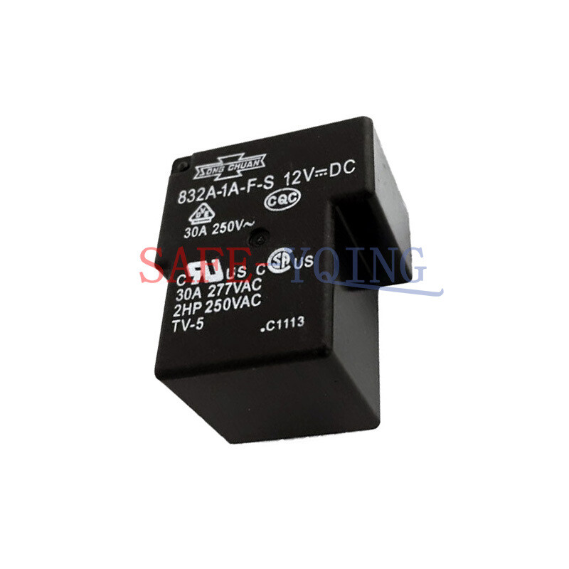 5 pieces Used SONG CHUAN 832A-1A-F-S 12VDC Relay