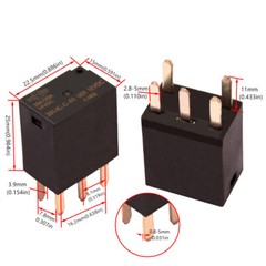 (Pack of 2) Relay 301-1C-C-R1 U01 12VDC