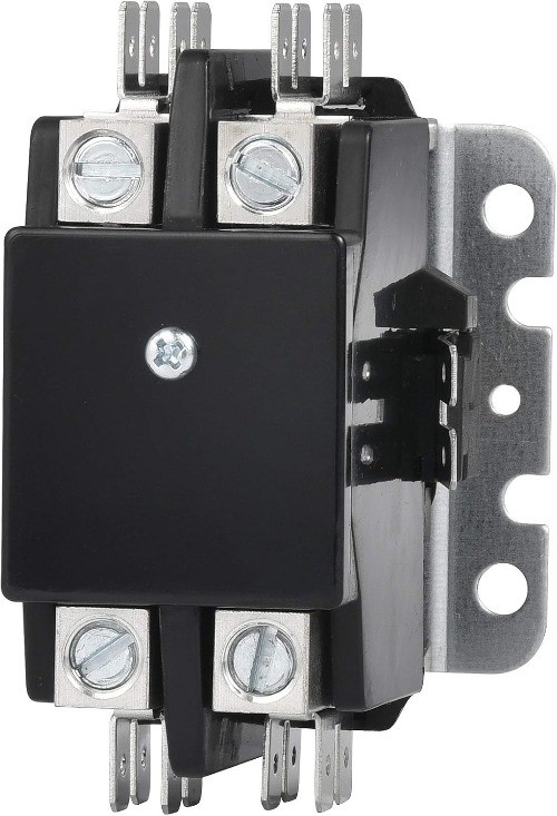 40 Amp 24V AC 2 Pole Definite Purpose Contactor A2L Complia Size: 2P 40A 24VAC