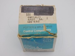POTTER&BRUMFIELD GM11AL11 120VAC 3A NSMP