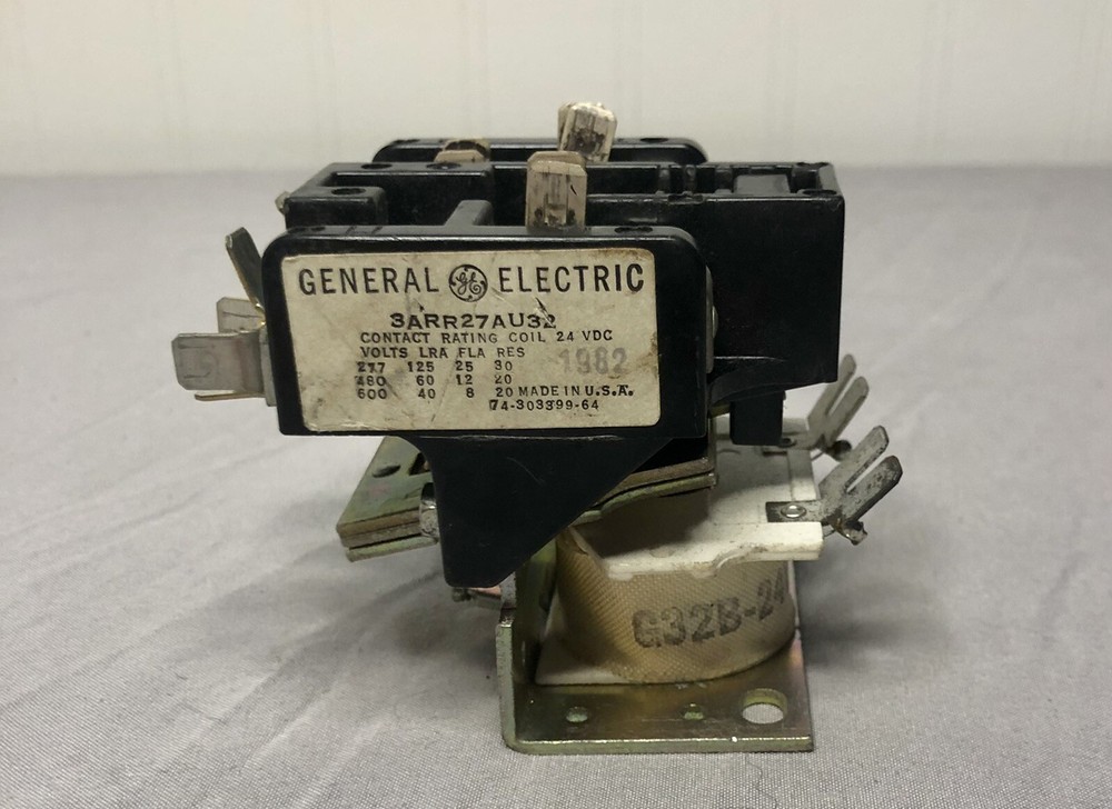 General Electric Contac Rating Coil 3ARR27AU32 – 24VDC
