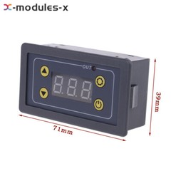 DC5/12/24V AC110-220V Delay Time Relay Module Timing Delay Cycle Switch Timer