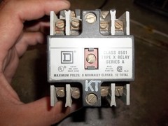 SQUARE D 8501 TYPE X020 SER A FORM KT RELAY (264-2)