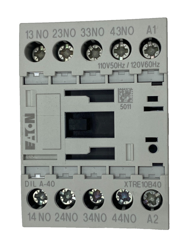 EATON DIL A-40, XTRE10B40 CONTROL RELAY 110V50HZ/120V60HZ 10A FRAME, DILA-40