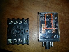 MK2P-I Relays and PFD83A Mounting Socket