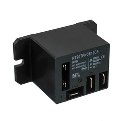 NT90-DC12V-10X Power Relay DC 12V Coil 120 VAC 30A 40A SPDT(1NO 1NC) with Flange