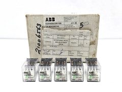 CR-MX024DC4L ABB PLUGGABLE INTERFACE RELAY LOT OF 5