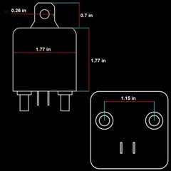 12V Continuous Duty 200A Relay – Silver Contacts for High Load Control