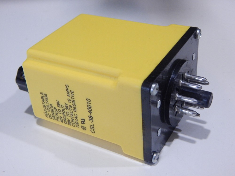 P&B CSL-38-40010 SENSOR RELAY, 48VDC, 10A, 8 PIN OCTAL STYLE PLUG – FAST SHIP