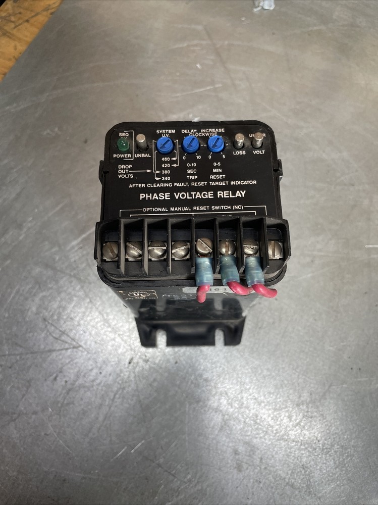 INSTRUMENT TRANSFORMERS PHASE/VOLTAGE 3-PHASE MONITOR LPVR-480