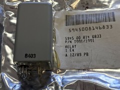 Relay, OMNTEC, T001/1001, 28 VDC,115AC, 5000 OHMS, 5945-00-814-6833(1 pc)