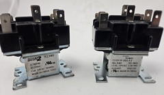 2x Heavy Duty Relays 90340 style 24VAC Coil 3/4 HP 6 FLA