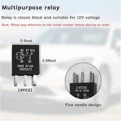4 PCS – 5 Pin Multi Purpose Auto Fuel Pump, G8V-RH-1C7T-R-DC12 Automotive, Hi…