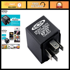 12V Heavy Duty 5-Pin Electronic Flasher Relay for Incandescent Bulbs – 1 Pack