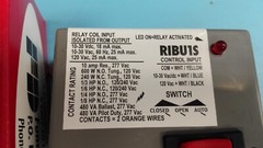 (2PCS) RIBU1S Enclosed Pilot Relay 10 Amp SPST-N/O Override 10-30 VAC/DC/120 VAC