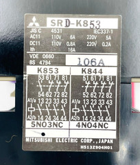 MITSUBISHI SRD-K853 Control Relay