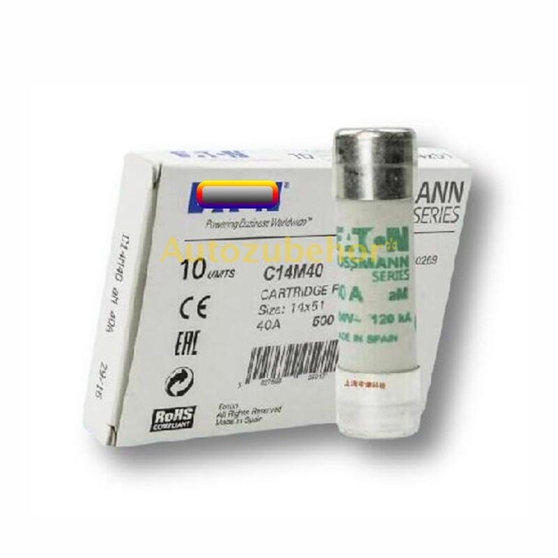 10PCS/Box New C14M40 Cartridge Fuse 40A 500VAC 14*51mm
