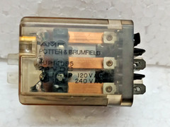AMF Potter & Brumfield KUP14D55 24V DC Relay 1/4 HP 10A 120V/240V AC