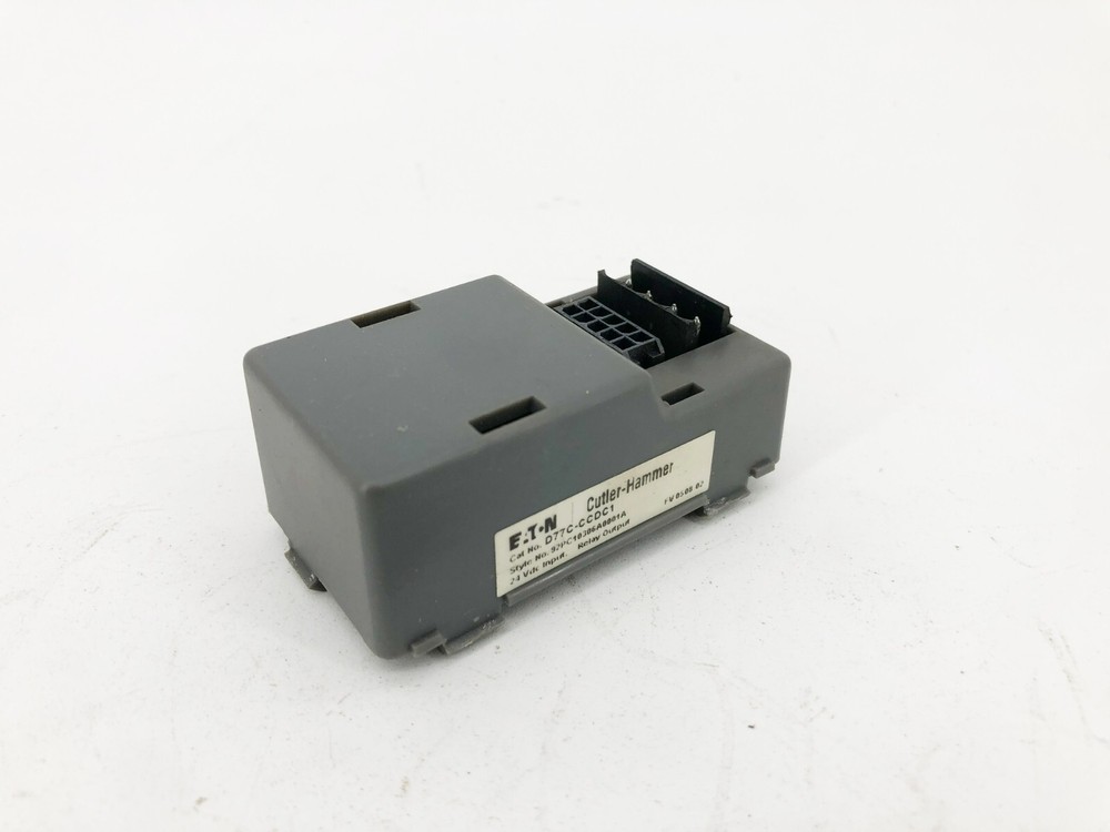 Eaton Cutler Hammer D77C-CCDC1 Output Relay Module 24VDC Input