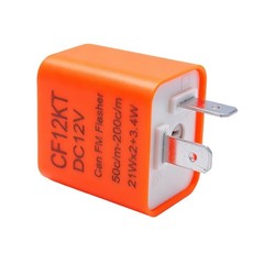 12V Electronic Adjustable Flasher Relay Module 2 Pin LED Car Motorcycle