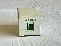 PROTECTION CONTROLS ACF RELAY