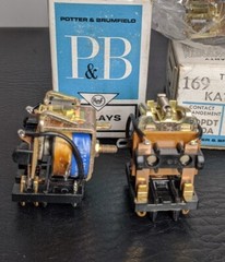 Potter & Brumfield 169 KA11DG Coil 6V DC DPDT 10A Relays. Lot of 4.