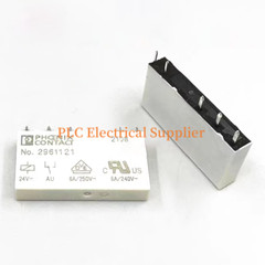 1/5/10PCS Phoenix No.2961121 DC 24V 6A 240v~250V 5Pins Relay Contact Power Relay