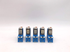 Finder 55.34.8.110.0040 Relay w/94.04 Socket – Lot of 5