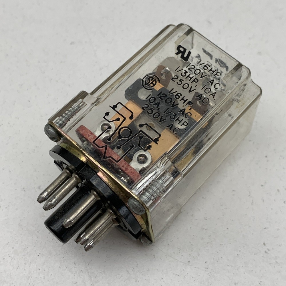 Potter & Brumfield KRP11DG DPDT General Purpose Relay 24VDC Coil, Made in USA