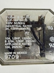 Lot X 2 Potter & Brumfield KUP14A15 120 VAC Relay