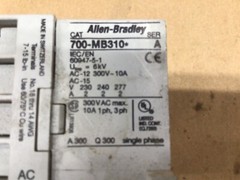 Allen Bradley Contactor 700-MB310 MB310 Ser. A #4057J26IAC