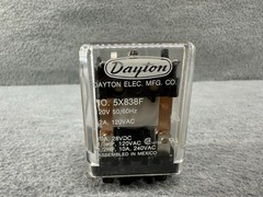 DAYTON 5X838F – General Purpose Relay 120VAC & 6X156E Relay Socket 11pin Y